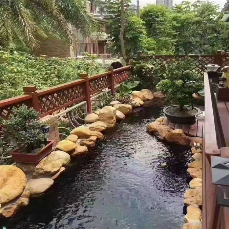 杭州庭院鱼池假山设计公司