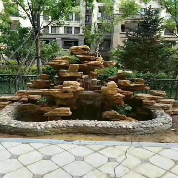 杭州庭院假山鱼池设计方案
